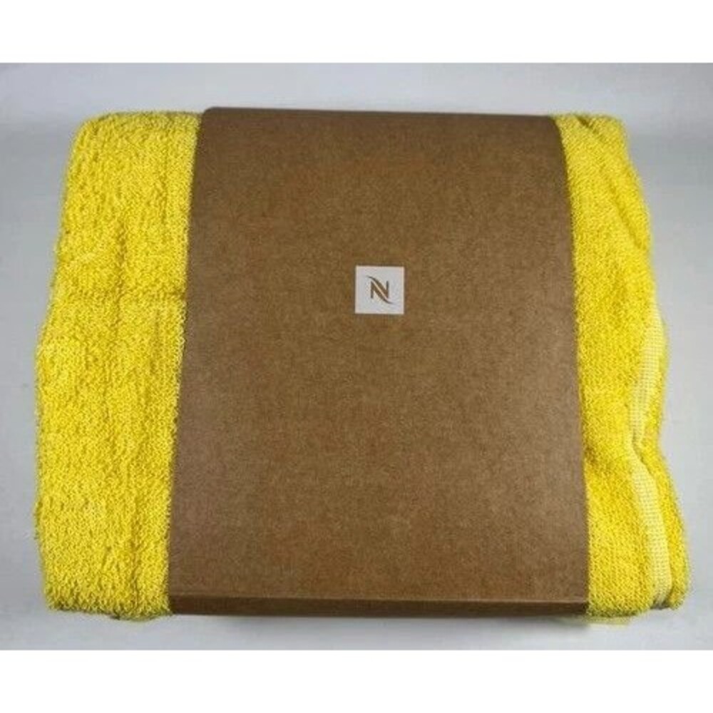 Nespresso Beach Towel Yellow Summer of 2026 Made in Spain Brand New Boxed